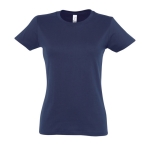 Damen-T-Shirt aus 100 % Baumwolle in vielen Farben, 190 g/m2, SOL'S Imperial farbe marineblau