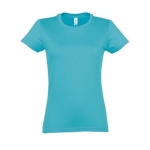 Damen-T-Shirt aus 100 % Baumwolle in vielen Farben, 190 g/m2, SOL'S Imperial farbe hellblau