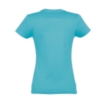 Damen-T-Shirt aus 100 % Baumwolle in vielen Farben, 190 g/m2, SOL'S Imperial farbe hellblau Rückansicht