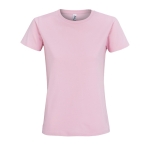 Damen-T-Shirt aus 100 % Baumwolle in vielen Farben, 190 g/m2, SOL'S Imperial farbe pastellrose