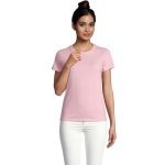 Damen-T-Shirt aus 100 % Baumwolle in vielen Farben, 190 g/m2, SOL'S Imperial farbe pastellrose Detailbild 2