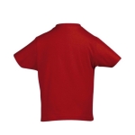 Kinder-T-Shirt aus 100 % Baumwolle, 190 g/m2, SOL'S Imperial farbe rot Rückansicht