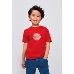 Kinder-T-Shirt aus 100 % Baumwolle, 190 g/m2, SOL'S Imperial farbe rot