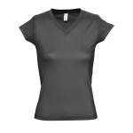 Damen-T-Shirt aus 100 % Baumwolle mit V-Ausschnitt, 150 g/m2,  SOL'S Moon achte Ansicht