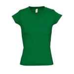 Damen-T-Shirt aus 100 % Baumwolle mit V-Ausschnitt, 150 g/m2,  SOL'S Moon achte Ansicht