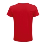 T-Shirts bedrucken aus Bio-Baumwolle 150 g/m2 SOL'S Crusader farbe rot Rückansicht