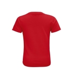 Kinder-T-Shirt aus 100 % Bio-Baumwolle, 150 g/m2, SOL'S Crusader farbe rot Rückansicht