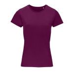 Damen-T-Shirts aus 100 % Bio-Baumwolle, 150 g/m2, SOL'S Crusader farbe bordeaux zweite Ansicht