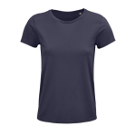 Damen-T-Shirts aus 100 % Bio-Baumwolle, 150 g/m2, SOL'S Crusader farbe titan