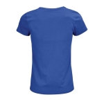 Damen-T-Shirts aus 100 % Bio-Baumwolle, 150 g/m2, SOL'S Crusader farbe köngisblau Rückansicht