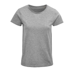 Damen-T-Shirts aus 100 % Bio-Baumwolle, 150 g/m2, SOL'S Crusader farbe grau mamoriert