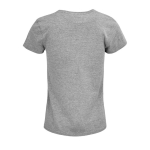 Damen-T-Shirts aus 100 % Bio-Baumwolle, 150 g/m2, SOL'S Crusader farbe grau mamoriert Rückansicht