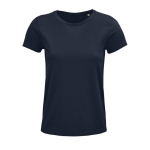 Damen-T-Shirts aus 100 % Bio-Baumwolle, 150 g/m2, SOL'S Crusader farbe marineblau