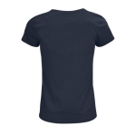 Damen-T-Shirts aus 100 % Bio-Baumwolle, 150 g/m2, SOL'S Crusader farbe marineblau Rückansicht