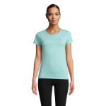 Damen-T-Shirts aus 100 % Bio-Baumwolle, 150 g/m2, SOL'S Crusader farbe pastellblau Detailbild