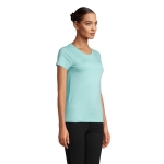 Damen-T-Shirts aus 100 % Bio-Baumwolle, 150 g/m2, SOL'S Crusader farbe pastellblau Detailbild 2