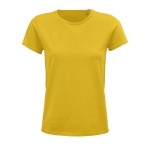 Damen-T-Shirts aus 100 % Bio-Baumwolle, 150 g/m2, SOL'S Crusader farbe gold