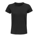 T-Shirt für Damen bedrucken aus Bio-Baumwolle, 175 g/m2, SOL'S Pioneer farbe schwarz dritte Ansicht