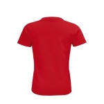 Kinder-T-Shirt aus 100 % Bio-Baumwolle, 175 g/m2, SOL'S Pioneer farbe rot Rückansicht