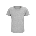 Kinder-T-Shirt aus 100 % Bio-Baumwolle, 175 g/m2, SOL'S Pioneer farbe grau mamoriert