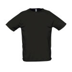 Atmungsaktive T-Shirts bedrucken aus Polyester, 140 g/m2, SOL'S Sporty farbe schwarz