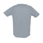 Atmungsaktive T-Shirts bedrucken aus Polyester, 140 g/m2, SOL'S Sporty farbe grau Rückansicht