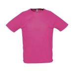 Atmungsaktive T-Shirts bedrucken aus Polyester, 140 g/m2, SOL'S Sporty farbe pink