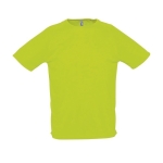 Atmungsaktive T-Shirts bedrucken aus Polyester, 140 g/m2, SOL'S Sporty farbe neongrün achte Ansicht