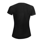 Damen Sport T-Shirt bedrucken aus Polyester, 140 g/m2, SOL'S Sporty farbe schwarz Rückansicht