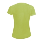 Damen Sport T-Shirt bedrucken aus Polyester, 140 g/m2, SOL'S Sporty farbe hellgrün Rückansicht