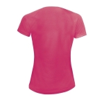 Damen Sport T-Shirt bedrucken aus Polyester, 140 g/m2, SOL'S Sporty Rückansicht