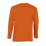 Langarm-T-Shirts mit Logo aus Baumwolle, 150 g/m2, SOL'S Monarch farbe orange Rückansicht