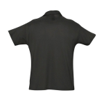 Poloshirts aus 100 % Bio-Baumwolle bedrucken, 170 g/m2, SOL'S Planet Men farbe schwarz Rückansicht