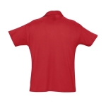 Poloshirts aus 100 % Bio-Baumwolle bedrucken, 170 g/m2, SOL'S Planet Men farbe rot Rückansicht