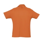 Poloshirts aus 100 % Bio-Baumwolle bedrucken, 170 g/m2, SOL'S Planet Men farbe orange Rückansicht