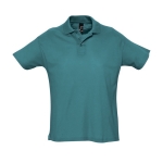 Poloshirts aus 100 % Bio-Baumwolle bedrucken, 170 g/m2, SOL'S Planet Men farbe türkis