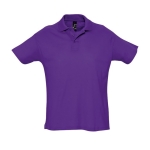 Poloshirts aus 100 % Bio-Baumwolle bedrucken, 170 g/m2, SOL'S Planet Men farbe violett zweite Ansicht