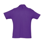 Poloshirts aus 100 % Bio-Baumwolle bedrucken, 170 g/m2, SOL'S Planet Men farbe violett Rückansicht