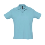 Poloshirts aus 100 % Bio-Baumwolle bedrucken, 170 g/m2, SOL'S Planet Men farbe hellblau