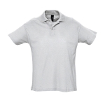 Poloshirts aus 100 % Bio-Baumwolle bedrucken, 170 g/m2, SOL'S Planet Men farbe hellgrau