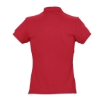 Slim-Fit-Damen-Poloshirt aus 100 % Baumwolle, 170 g/m2, SOL'S Passion farbe rot Rückansicht