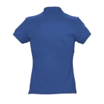 Slim-Fit-Damen-Poloshirt aus 100 % Baumwolle, 170 g/m2, SOL'S Passion farbe köngisblau Rückansicht