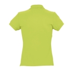 Slim-Fit-Damen-Poloshirt aus 100 % Baumwolle, 170 g/m2, SOL'S Passion farbe hellgrün Rückansicht