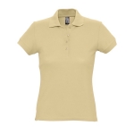 Slim-Fit-Damen-Poloshirt aus 100 % Baumwolle, 170 g/m2, SOL'S Passion farbe hellbraun zweite Ansicht