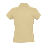 Slim-Fit-Damen-Poloshirt aus 100 % Baumwolle, 170 g/m2, SOL'S Passion farbe hellbraun Rückansicht