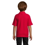 Kinder-Poloshirts aus 100 % Baumwolle, 170 g/m2, SOL'S Summer II farbe rot Detailbild 2