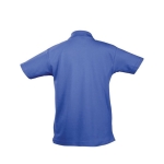 Kinder-Poloshirts aus 100 % Baumwolle, 170 g/m2, SOL'S Summer II farbe köngisblau Rückansicht