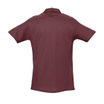 Hochwertige Poloshirts aus 210 g/m2 Baumwolle von SOL'S Spring farbe bordeaux Rückansicht