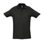 Hochwertige Poloshirts aus 210 g/m2 Baumwolle von SOL'S Spring farbe schwarz