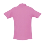 Hochwertige Poloshirts aus 210 g/m2 Baumwolle von SOL'S Spring farbe rosa Rückansicht